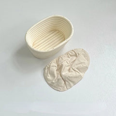 Mir de rangement de cuisine en rotin naturel, paniers de fermentation WUNICEF, pâte JxOrganisation avec couvercle de gril, accessoires de cuisson