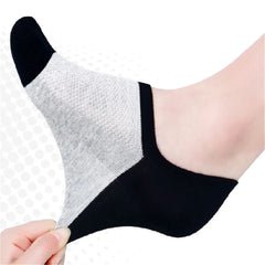 5 paires de chaussettes bateau pour hommes, antidérapantes, en Silicone, invisibles, en coton, respirantes, pantoufles d'été