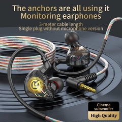 Écouteurs filaires 3.5mm Type C puce numérique dans l'oreille casque filaire avec micro pour iPhone 15 Android Samsung