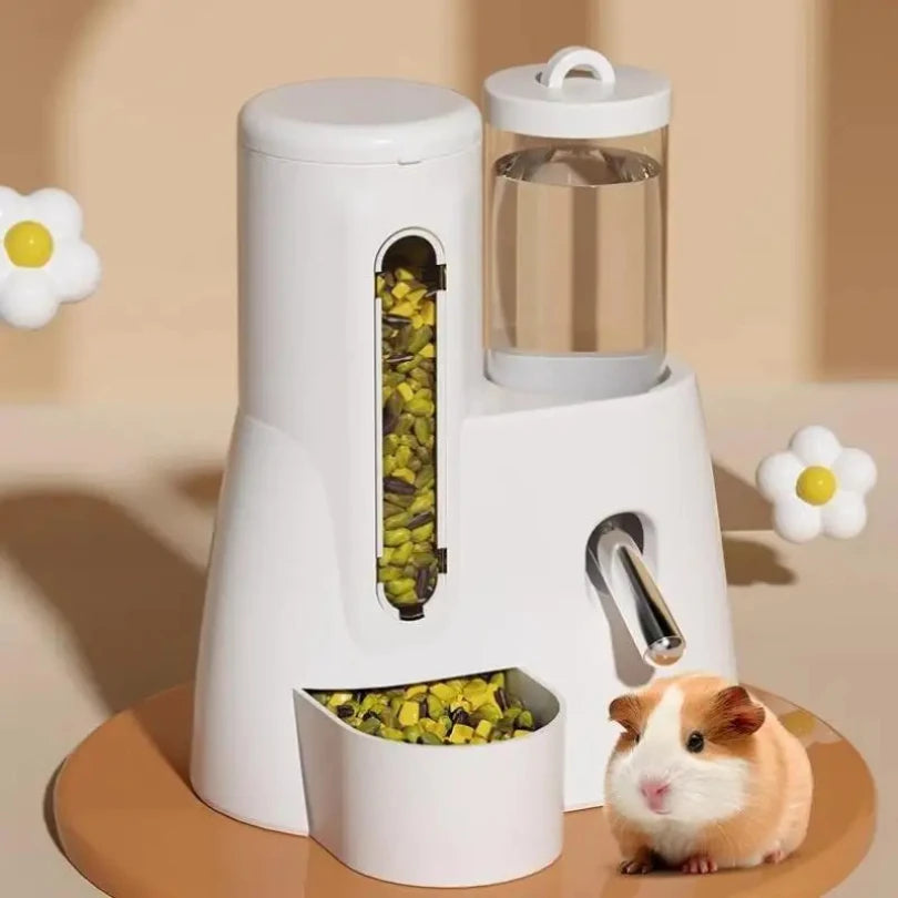 Mangeoire et abreuvoir pour Hamster 2 en 1, grande capacité, distributeur automatique étanche, distributeur d'eau et d'aliments, fournitures d'alimentation