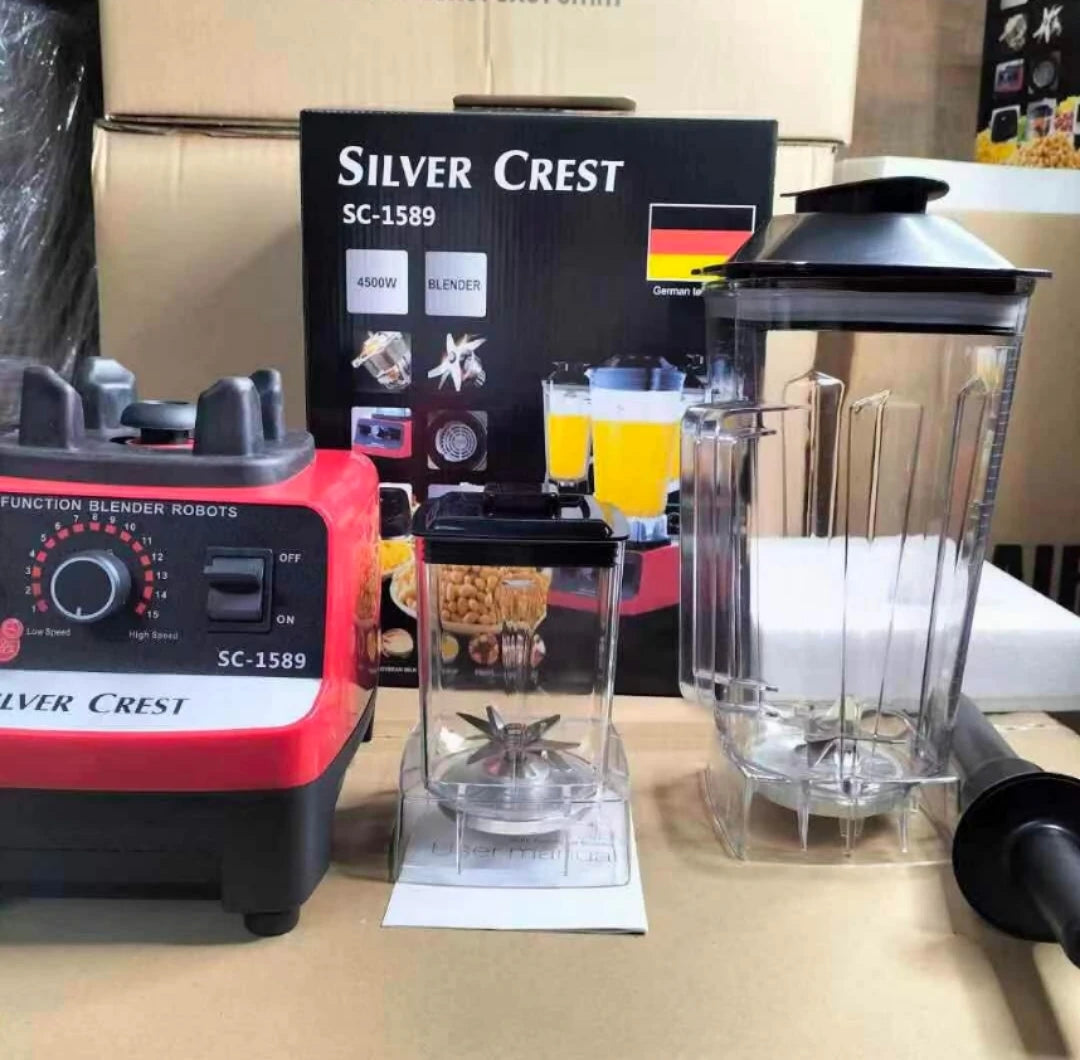 SILVER CREST-Mélangeur grande puissance 2 en 1, 4500W, avec 2 tasses, pour bébé, à usage domestique
