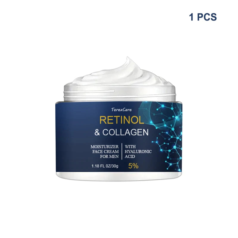 Wrinkle Cream For Men Remove Face Neck Wrinkle Firming Moisturizing Skin Retinol Collagen Face Cream Anti-aging Facial Treatment