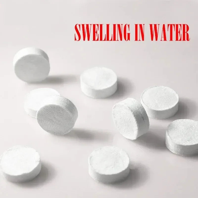 Serviette compressée jetable de Camping, 100 pièces, serviette de lavage du visage Portable pour hôtel de voyage, serviette absorbante, fournitures de Camping tactiques