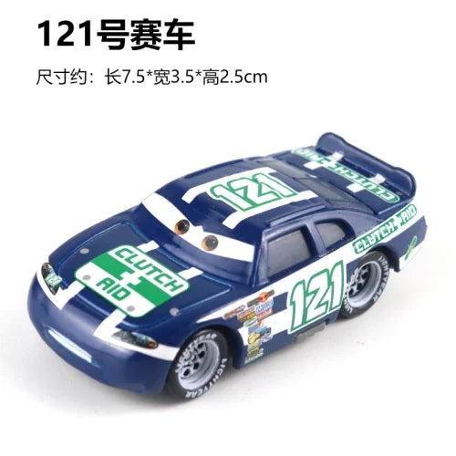 Tous les styles Disney Pixar Cars métal moulé sous pression voitures modèle Lightning McQueen alliage voiture numéro 4.19.28.36.51 101 série de course jouet