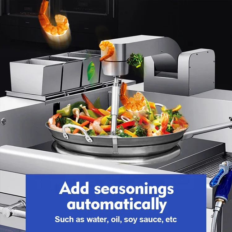 CHEFMAX Commercial Intelligent Restaurant Machine de Cuisson Automatique Machine de Riz Frit Robot de Cuisson