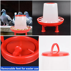 Mangeoire à boire pour volaille, poulailler jetable, alimentation en eau, caille et dinde, E27, 3L, 1.5kg, 3kg