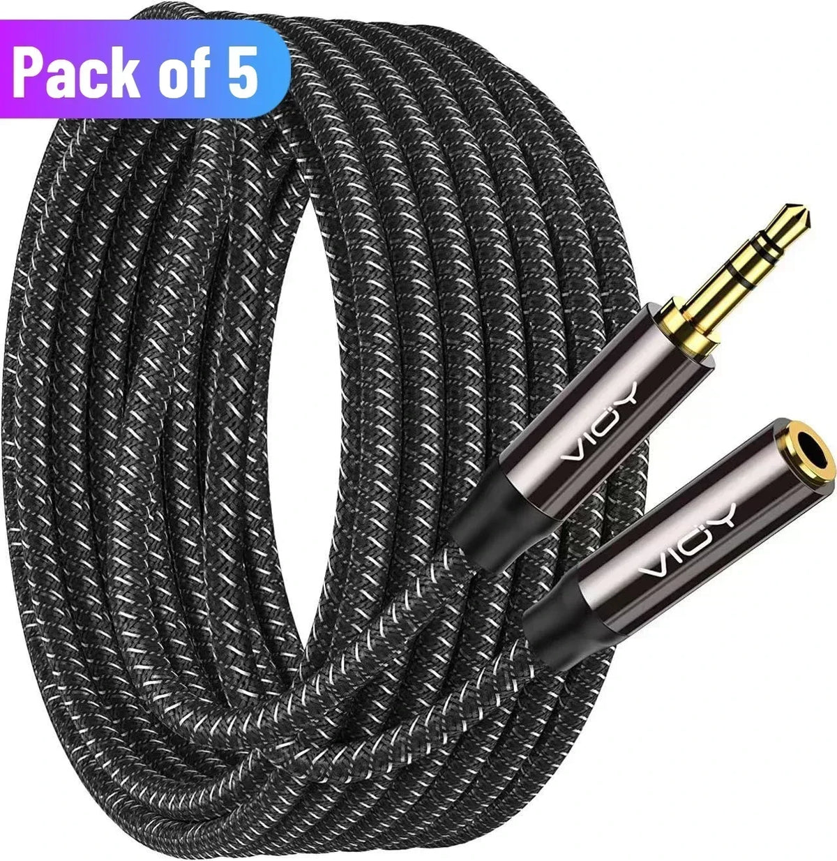Câble Audio stéréo AUX 3.5mm, câbles d'extension de casque mâle à femelle pour écouteurs IPad Smartphone tablette lecteur multimédia Etc.