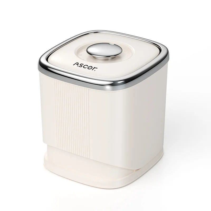 Seau à riz résistant à l'humidité, distributeur de grains rotatif, boîte de rangement de poudre de cuisine, boîte de stockage de riz anti-insectes pour la maison