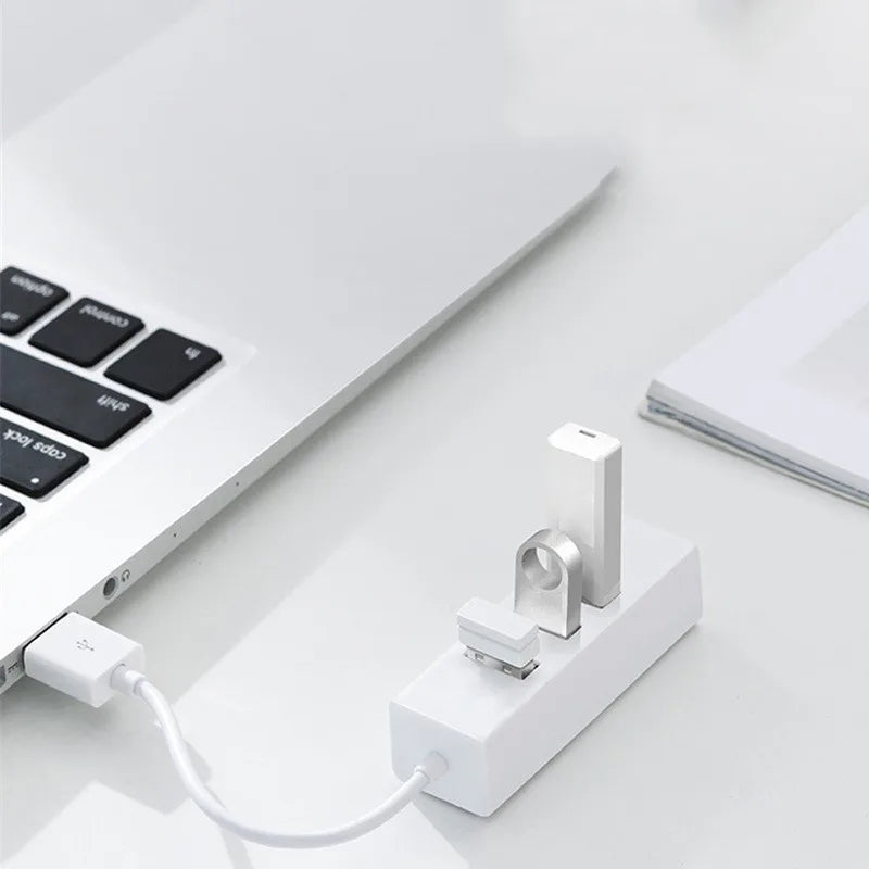 Hub USB Multi 2.0 Hub USB répartiteur adaptateur d'alimentation haute vitesse 4 ports tout en un pour PC Windows accessoires informatiques