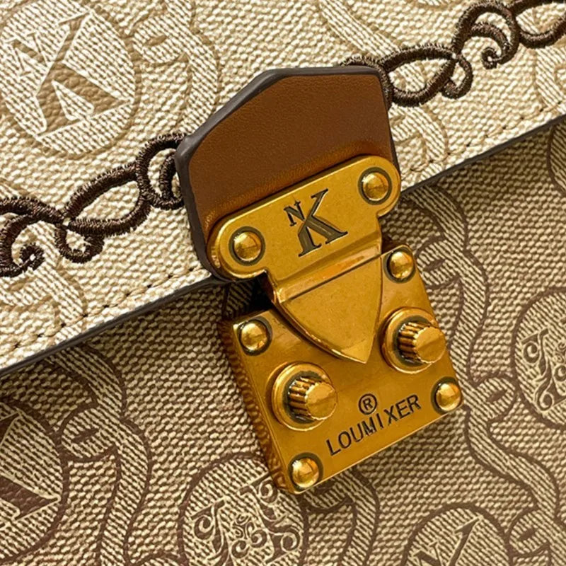 Sac à main pour femme, sac à main en cuir véritable, nouveau 2023, créateur haut de gamme, sac à bandoulière unique à la mode, petit carré