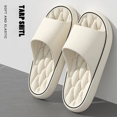 Pantoufles souples Super légères, diapositives simples à la mode, chaussures élastiques EVA, baskets colorées dans la porte, tongs de salle de bain