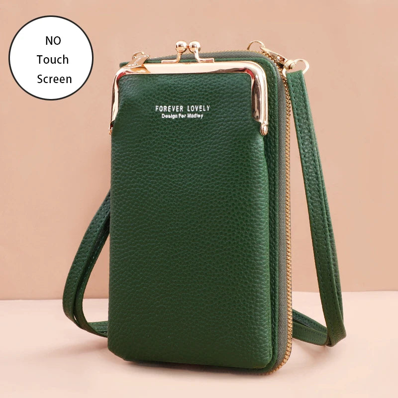 Buylor sac à main femme écran tactile sac à main pour téléphone portable sac à bandoulière femme pas cher petit portefeuille en cuir souple bandoulière сумка ж Dönusen