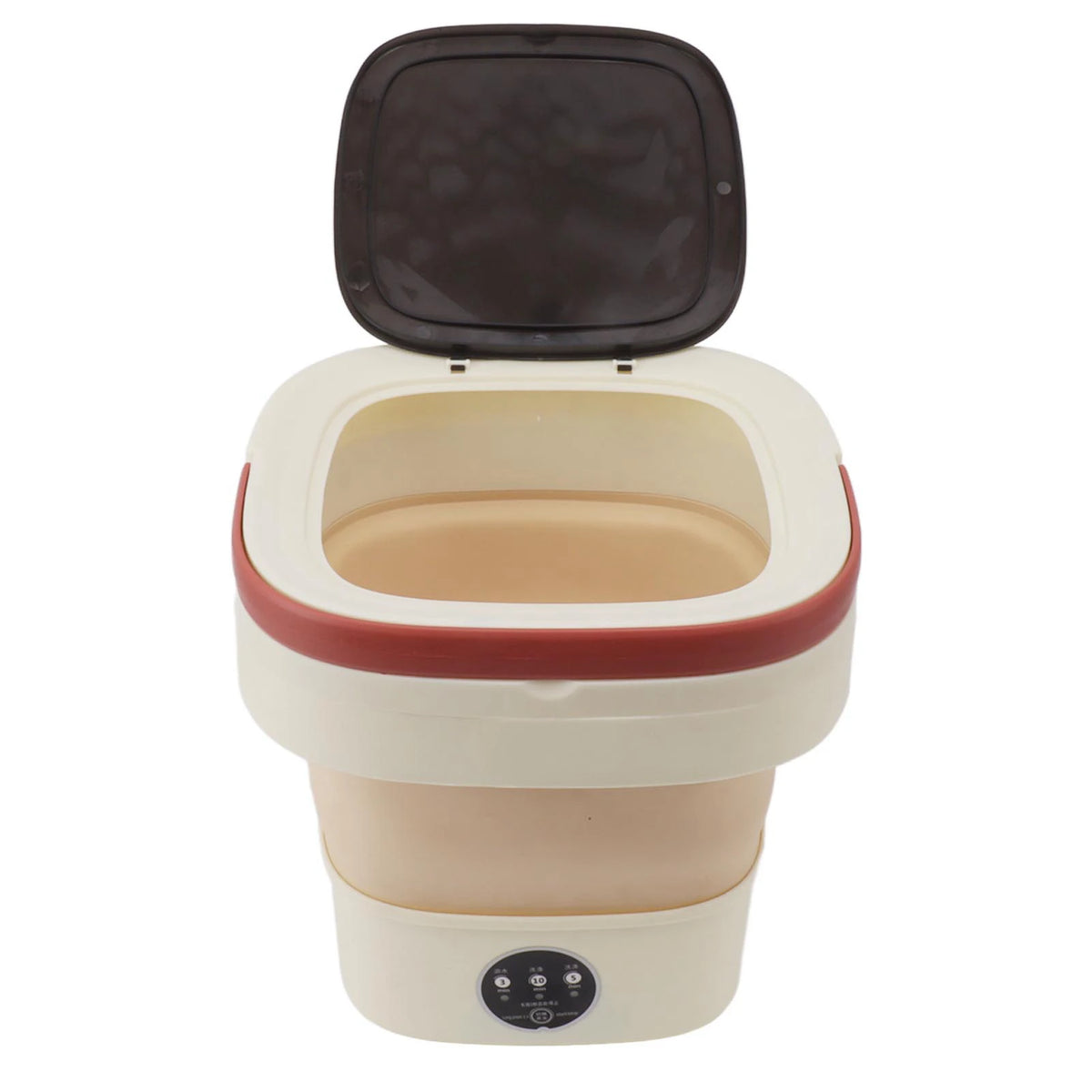 Machine à laver portative pliante de grande capacité, essoreuse de vêtements, mini laveuse à ultrasons, sous-vêtements de voyage, chaussettes, 6l, E27