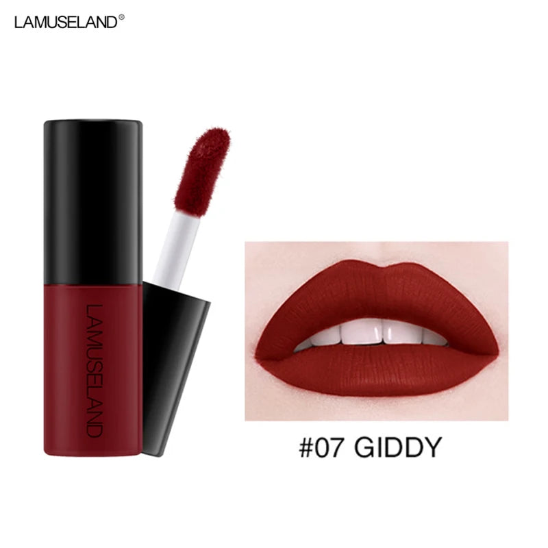 3pcs set Velvet Matte Lip Mud Waterproof Long Lasting Lipstick Lip Gloss  Lip Makeup Cosmetic for women