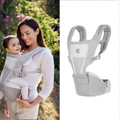 Egobaby Alta siège de hanche siège et porte-hanche en maille respirante toutes positions, accessoires pour bébé gris perle porte-bébés porte-bébé
