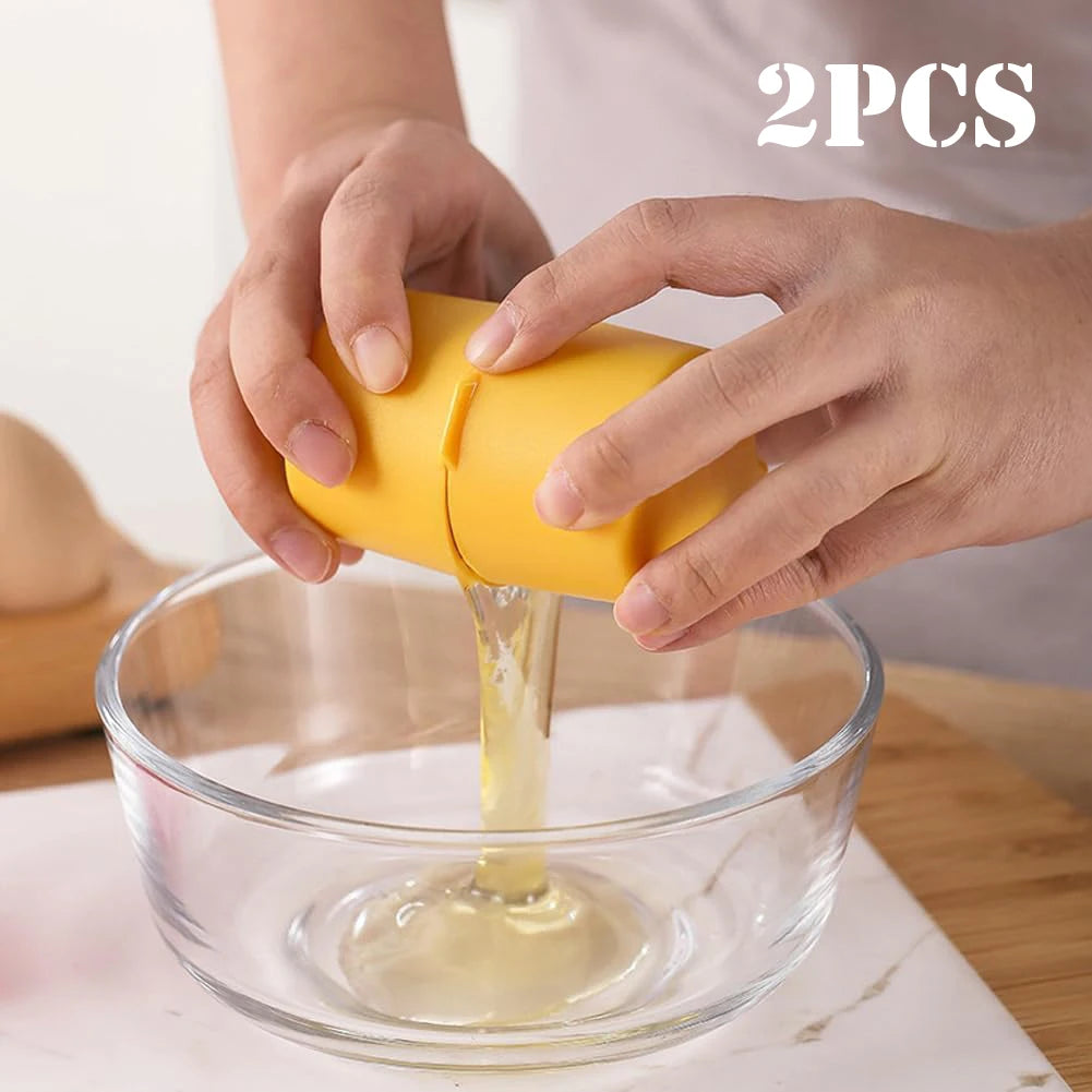 1/2pcs Egg Shell Opener Egg Cracker for Raw Eggs Hard Boiled Egg Peeler Egg Cube Egg Separator Handheld Tool Kitchen Gadgets