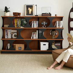 Armoires de salon classiques rétro derrière le canapé, armoires de salon en bois tendance, rangement, meubles de luxe modernes Vitrina