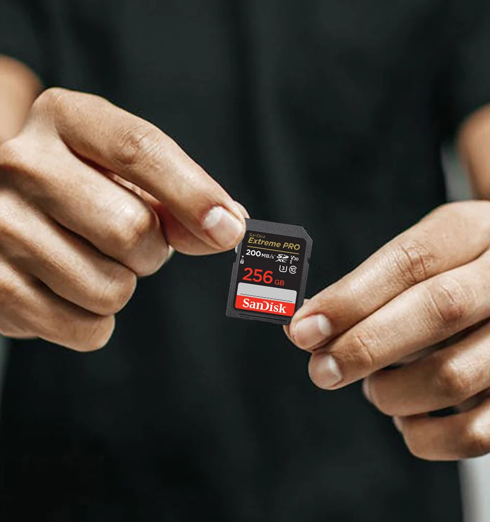 Carte SD SanDisk Extreme PRO 512G 256G 128G 64G 32G U3 4k lecture jusqu'à 200 mo/s C10 V30 UHS-I cartes mémoire SDHC/SDXC pour appareil photo