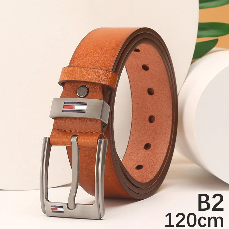 1X Haute Qualité Hommes Ceinture Alliage Boucle Carrée Mâle PU Cuir Ceinture Hommes Mâle Sangle Épingle Boucle Fantaisie Vintage Jeans Ceinture Sangle