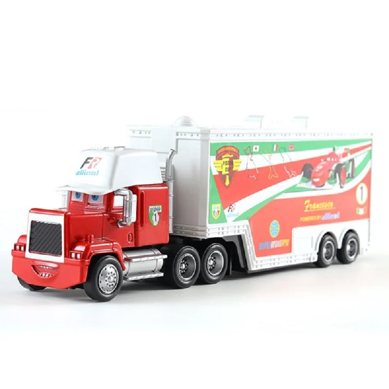 Disney Pixar Cars 2 3 Lightning McQueen Mack oncle Jackson Storm voiture camion 1:55 véhicule moulé sous pression jouets en métal cadeau pour enfants enfant