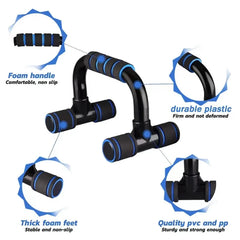 Support de pompes en forme de U, 1 paire, équipement de Fitness, poignée en éponge pour les mains, entraînement musculaire, barre de poussée, poitrine, gymnastique à domicile, musculation