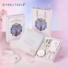 Ensemble de maquillage pour femme, kit de beauté, cadeau idéal pour la journée de Léon ou anniversaire, invitation, 8 pièces