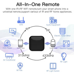 Télécommande universelle MOES WiFi RF IR, appareils RF, application Tuya Smart Life, commande vocale via Alexa, Google Home