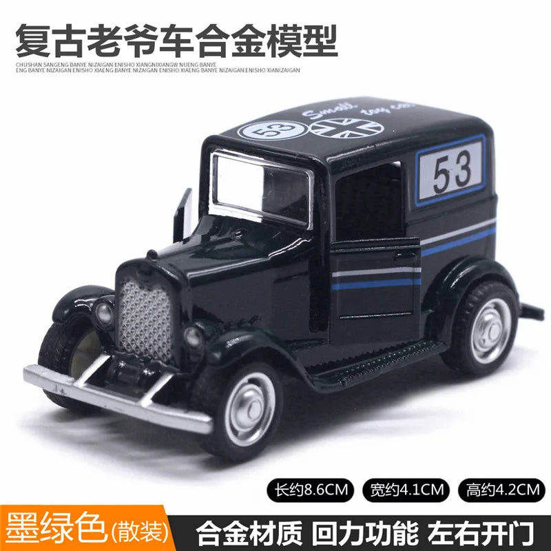 Mignon moulé sous pression en alliage métal voiture Bus moteur Tricycle moto Taxi modèle jouet enfants cadeau d'anniversaire