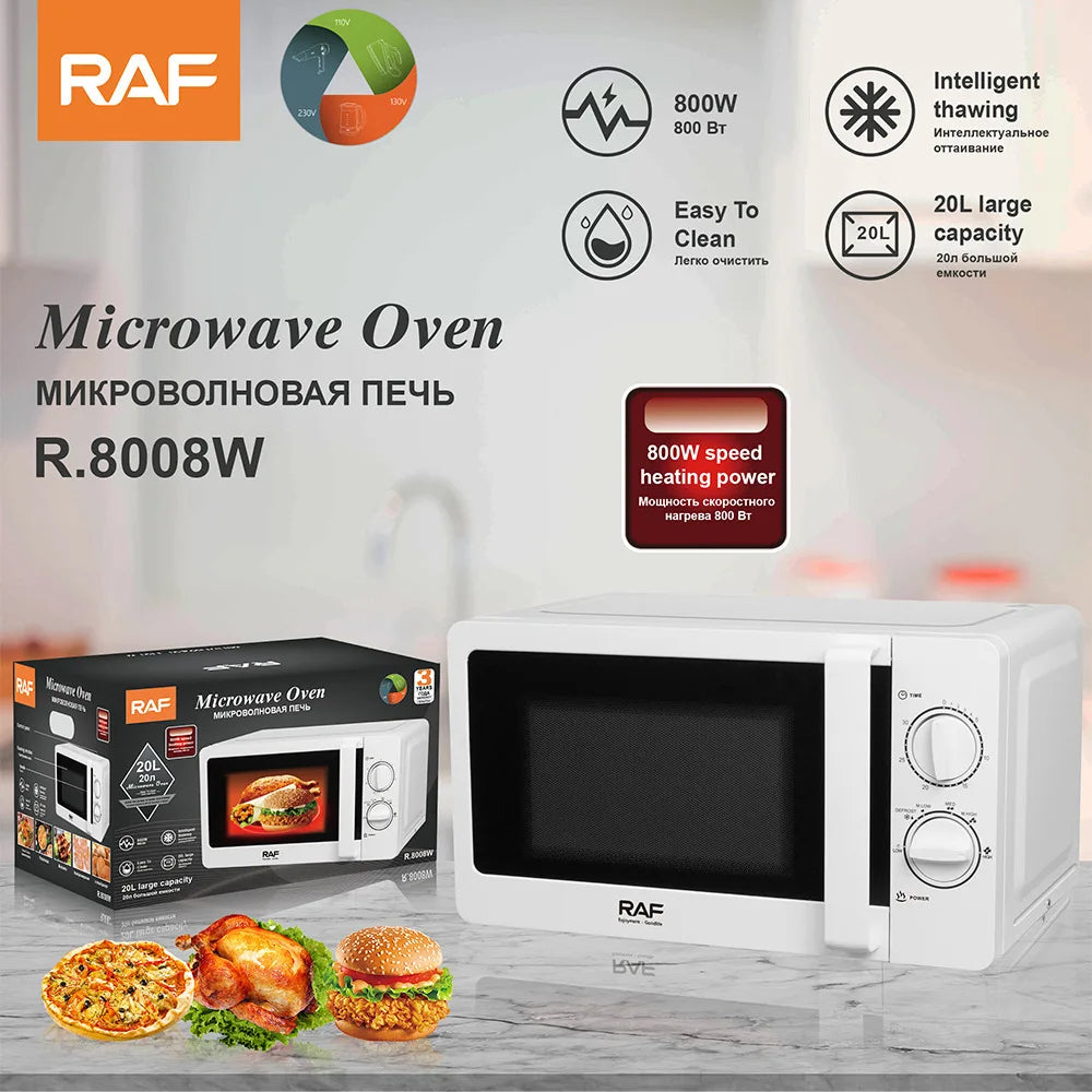 Four à micro-ondes électrique Portable pour camping-car, voiture, caravane, appareils de cuisine, 110V/220V, 20l, 700W, avec bouton de commande de commutateur