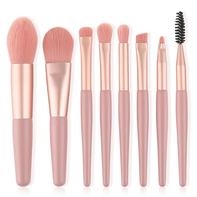 Ensemble de pinceaux de maquillage professionnels, 8 pièces, poudre cosmétique, ombre à paupières, fond de teint, mélange de Blush, correcteur, outil de maquillage de beauté