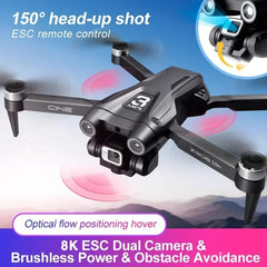 Z908 Pro Max GPS Drone sans brosse 8K HD double caméra flux optique évitement d'obstacles pliable quadrirotor RC Distance 9000M