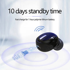 X9 casque sans fil Bluetooth 5.0 écouteurs avec micro unique dans l'oreille sport étanche TWS écouteurs Bluetooth mains libres casque