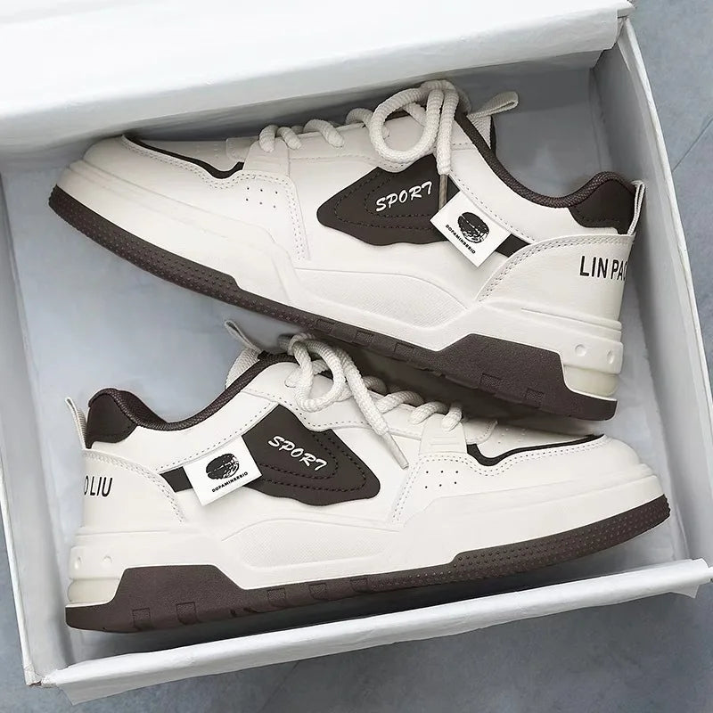 Baskets décontractées pour hommes, chaussures à plateforme confortables, haute qualité, designer, nouveau style, 2024
