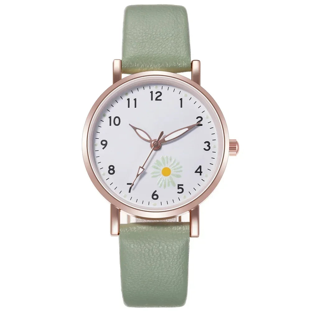 Montres de luxe pour femmes lumineux rétro Femme Montre dames ceinture rétro-éclairage bracelet en cuir montres à Quartz Montre Femme