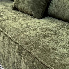 Canapé d'angle moderne et Simple en tissu avec Compression sous vide, conception de bloc de Tofu en éponge Pure pour le salon