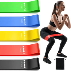 Bandes de résistance TPE, ensemble de Fitness, bandes à boucle en caoutchouc, entraînement de force, extenseur, équipement de gymnastique de Yoga, boucle en caoutchouc élastique