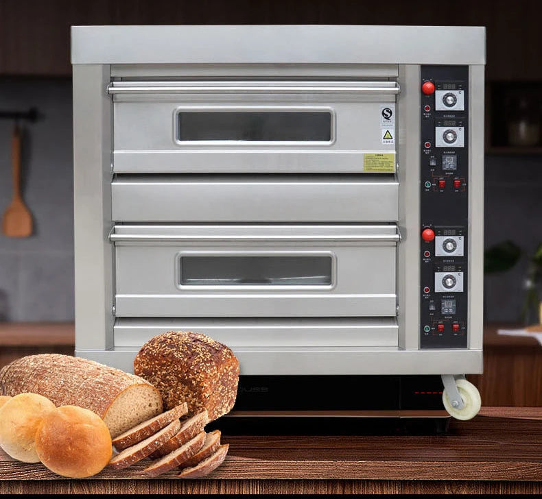 Four à Pizza professionnel, cuisson industrielle de pain au gaz, usage domestique Commercial