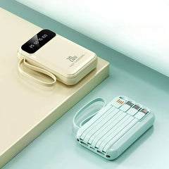 20000mAh batterie externe haute capacité 4 en 1 câble PD 20W charge rapide Powerbank chargeur de batterie Portable pour IPhone Samsung Huawei