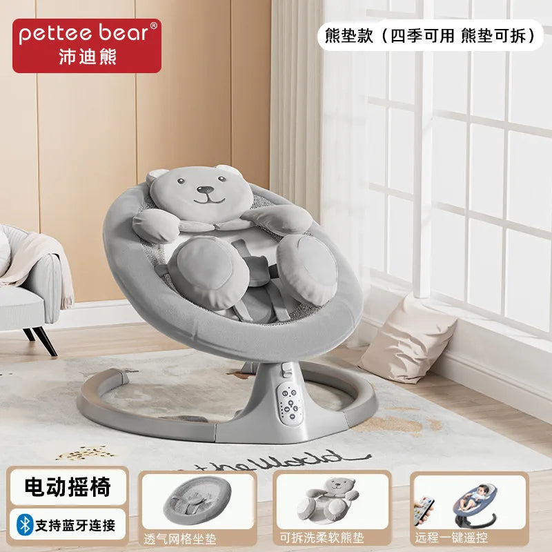 Artefact de coaxial pour bébé, berceau pour bébé, chaise à bascule électrique multifonctionnelle, fabricant de source pour nouveau-né