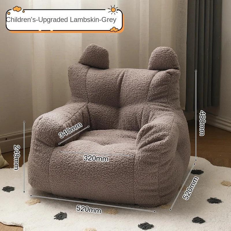 Canapé simple chaise siège de dessin animé bébé canapé enfants canapé mignon paresseux pouf écologique épaissi Portable canapé chaise