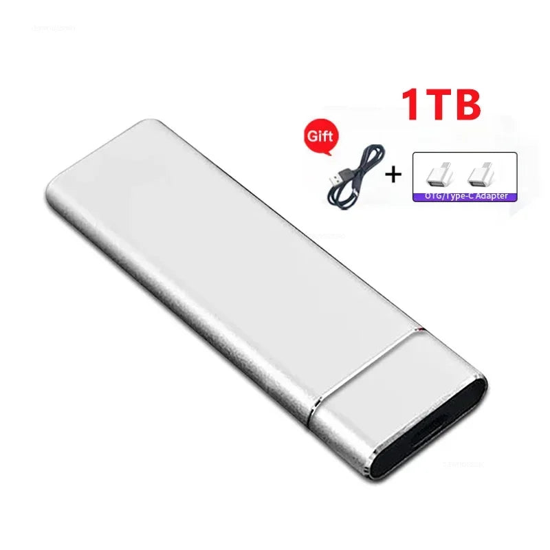 External 1TB Ssd High-Speed Solid State Drive Type-C/USB 3.1 Interface Portable Hard Disk External Hard Drive for PC Laptop