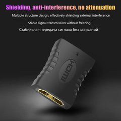 Extension HDMI 4K femelle à femelle, convertisseur, adaptateur Audio pour moniteur, affichage, ordinateur portable, PS4/3, PC, TV, câble Hdmi