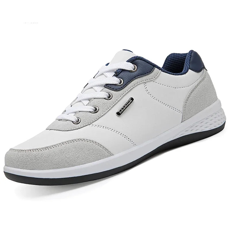 Cuir hommes chaussures baskets tendance chaussures décontractées confortable respirant loisirs hommes baskets chaussures antidérapantes hommes chaussures de sport