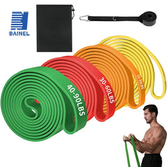 Bandes élastiques en latex naturel, équipement d'entraînement physique, gymnastique à domicile