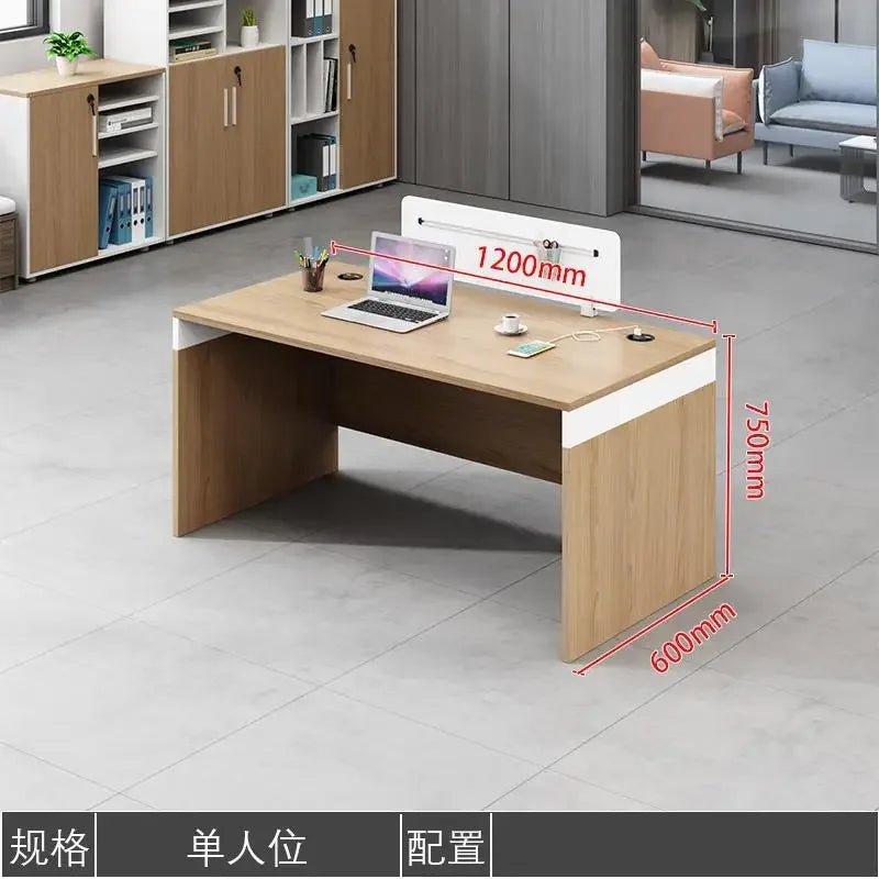 Finance Desk Staff Desk And Chair Combination Company 4 People 6 Double Simple Desk Sub-office Staff