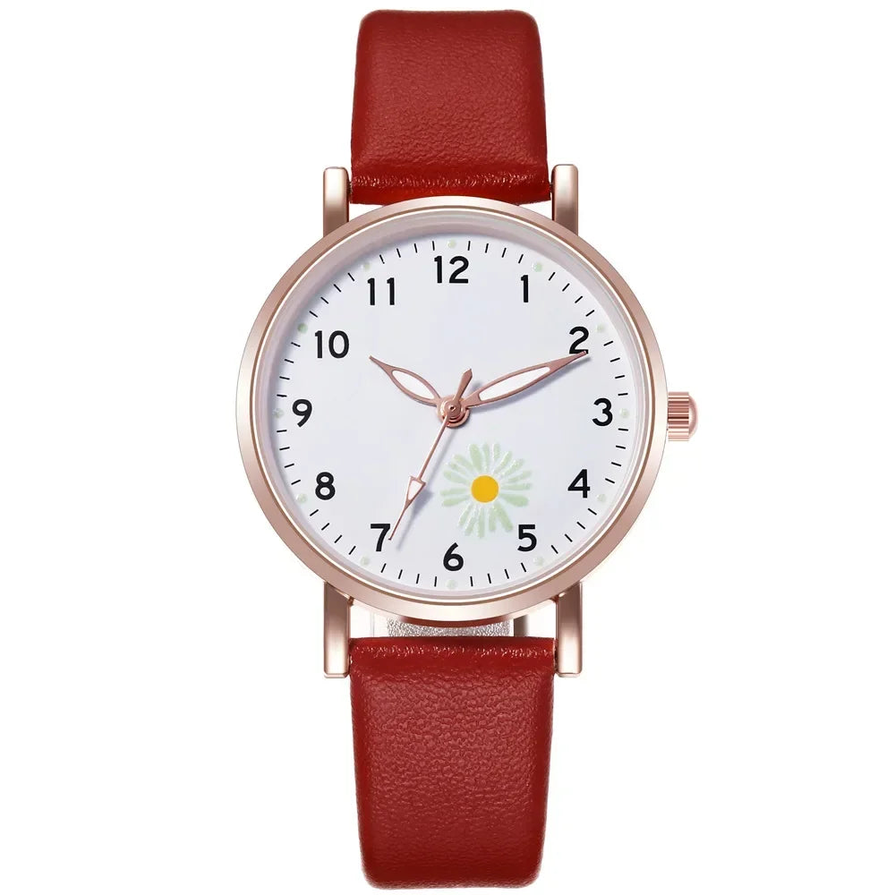 Montres de luxe pour femmes lumineux rétro Femme Montre dames ceinture rétro-éclairage bracelet en cuir montres à Quartz Montre Femme