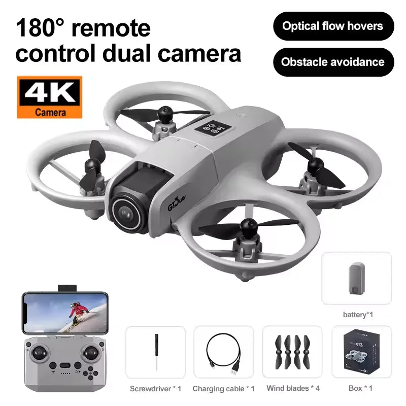 XIAOMI GT3 Drones GPS 8K Professionnel HD 180 °   Double caméra 5G WIFI moteurs sans balais évitement d'obstacles FPV quadrirotor pliable