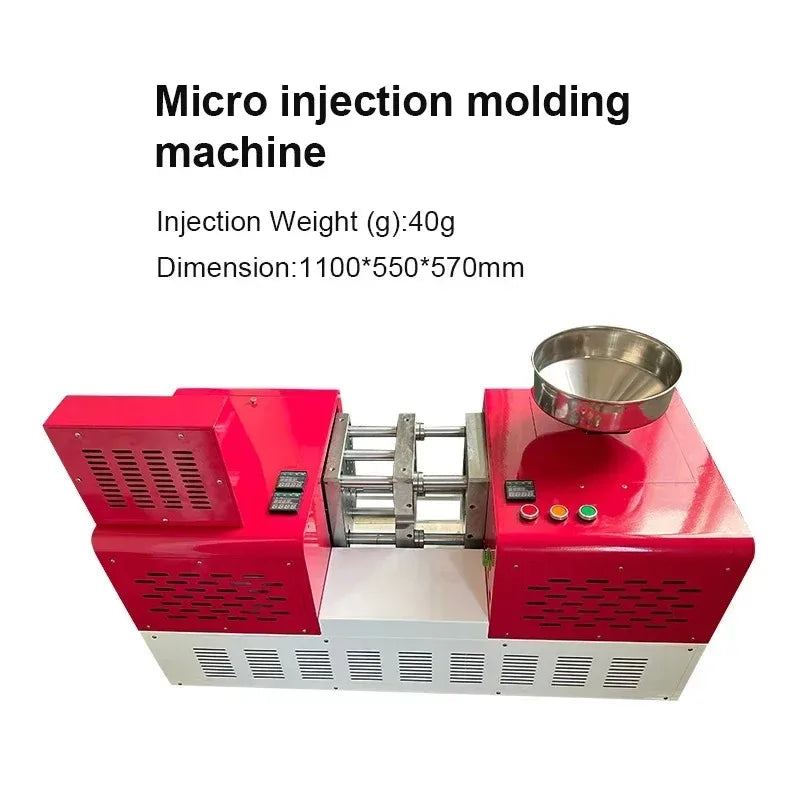 Petite Machine de moulage du plastique horizontale Mini-220, Machine de moulage par Injection de bureau pour la production de Micro pièces en plastique PLA PC PE