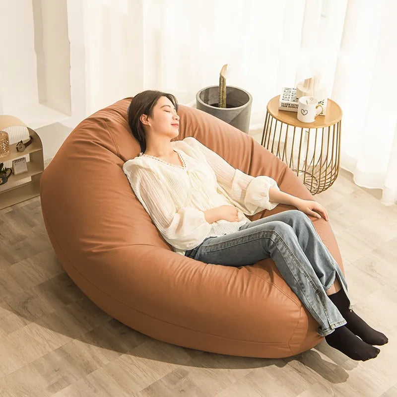 Couch Poof Lazy Sofas Bean Bag Single Bedroom Bean Bag Tatami Sitting Salas Y Sofas Muebles Living Room Furniture LQQ35XP