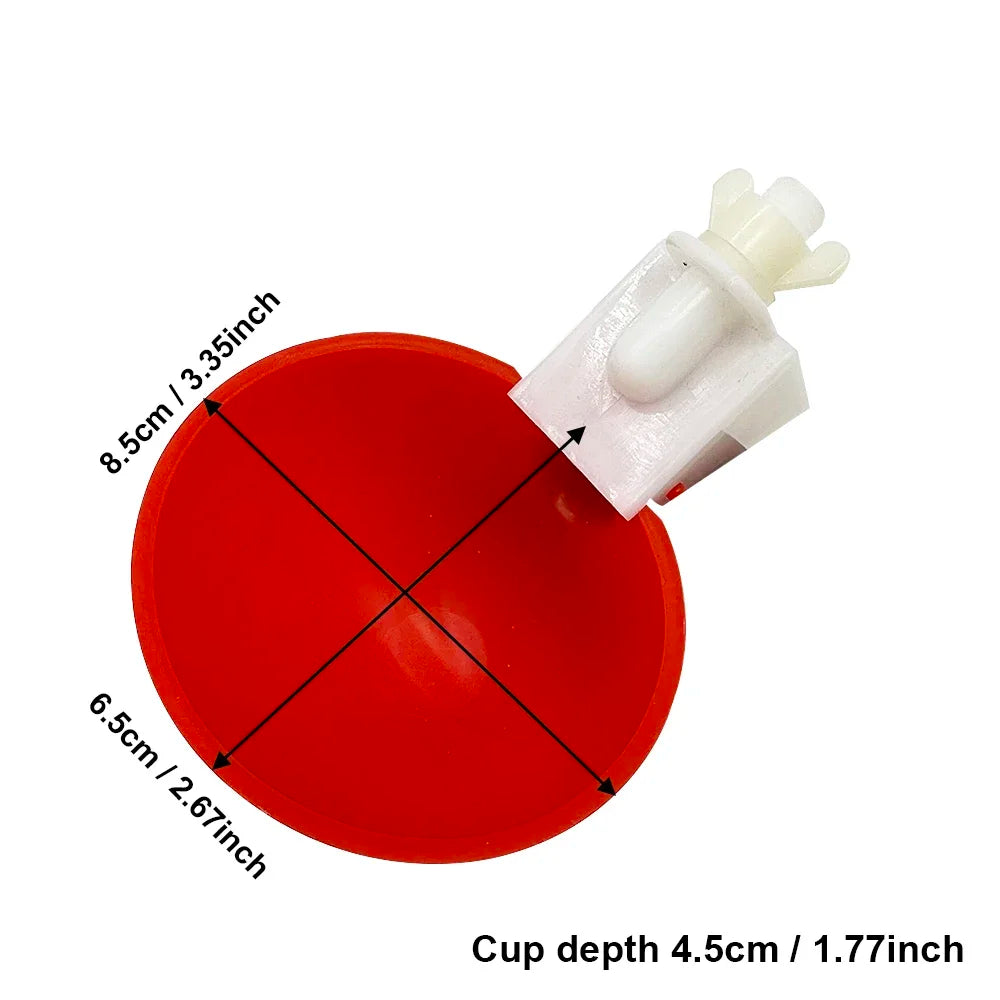 Abreuvoir automatique jetable pour animaux de ferme, bol pour volaille, poussins, canard, oie, eau potable, 1 à 20 pièces